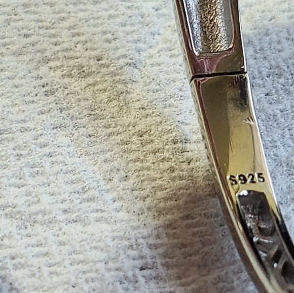 Ruby Bangle in Silver Setting - Picture 6 of 8